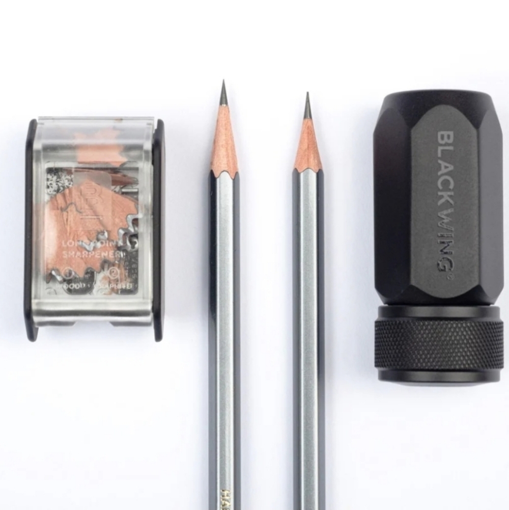 ❤️BUY 5 GET 3 FREE💃  Blackwing One-Step Pencil Sharpener, Size 3.9" x 2.4" - Picture 7 of 16